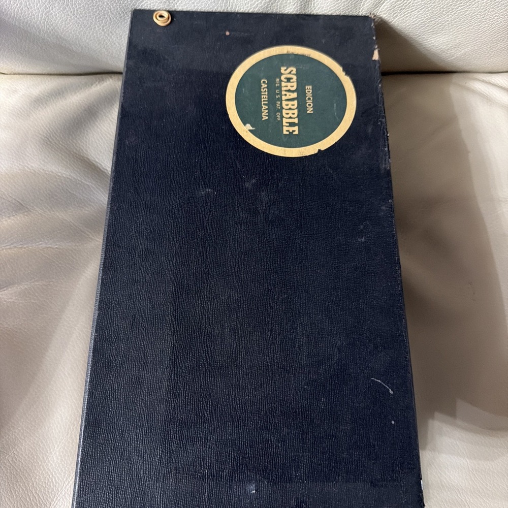 Vintage 1954 Scrabble Game by Selchow & Righter Complete Used Great Condition